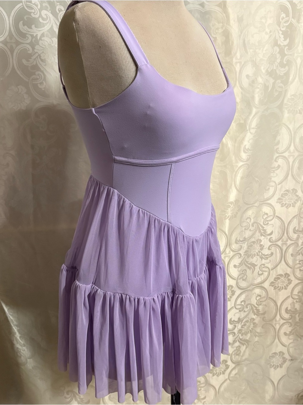 NWT- Derek Geart corset pirouette mini athletic  dress with skirts size m - Picture 8 of 16
